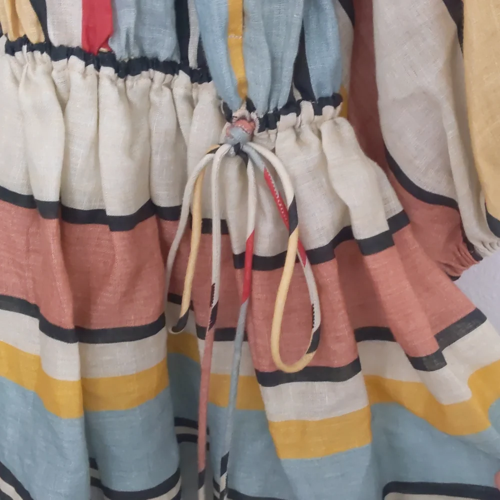 ZIMMERMANN striped linen minidress with pockets - Picture 8 of 14